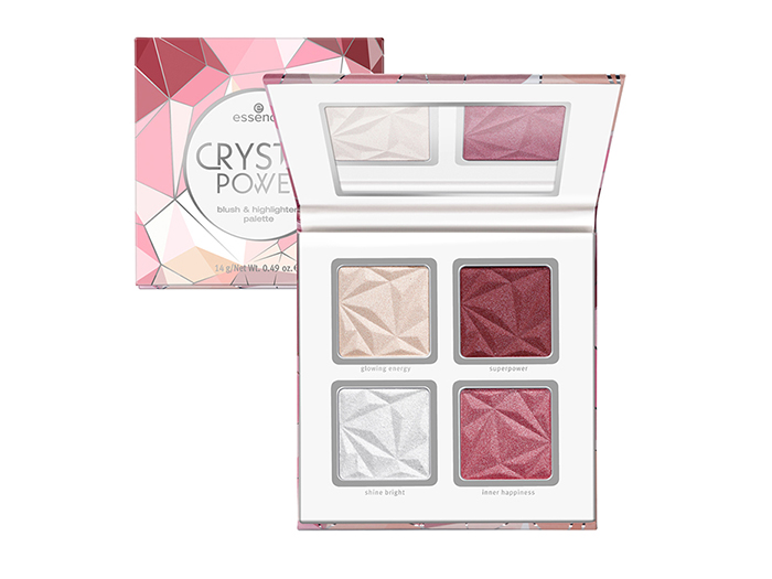 PALETA CRYSTAL POWER BLUSH Y HIGHLIGHTER PALETEE 14g